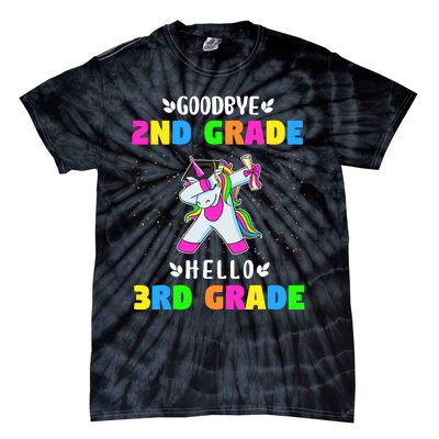 Goodbye Second Grade Hello Third Grade Tie-Dye T-Shirt