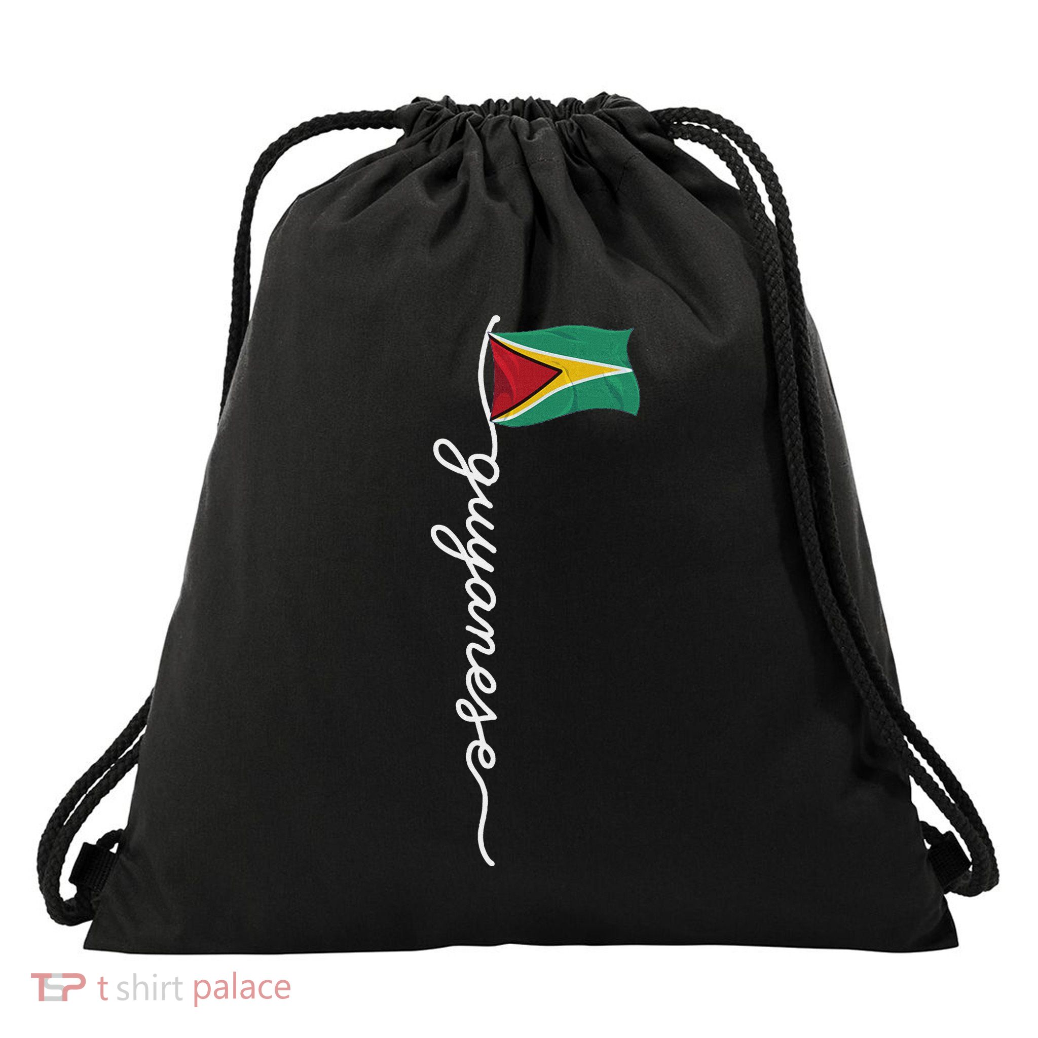 Guyana Signature Guyanese Drawstring Bag