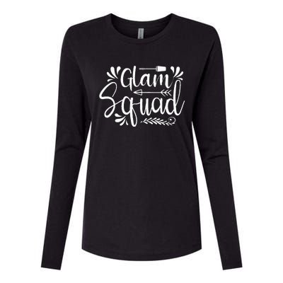 Glam Squad Womens Cotton Relaxed Long Sleeve T-Shirt