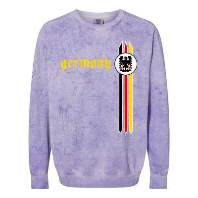 Germany Soccer - German Flag Jersey - Deutschland Colorblast Crewneck Sweatshirt