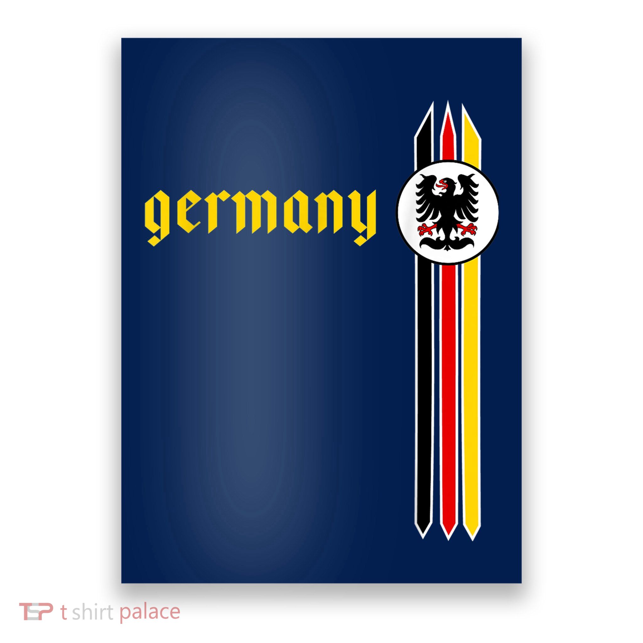 Germany Soccer - German Flag Jersey - Deutschland Poster