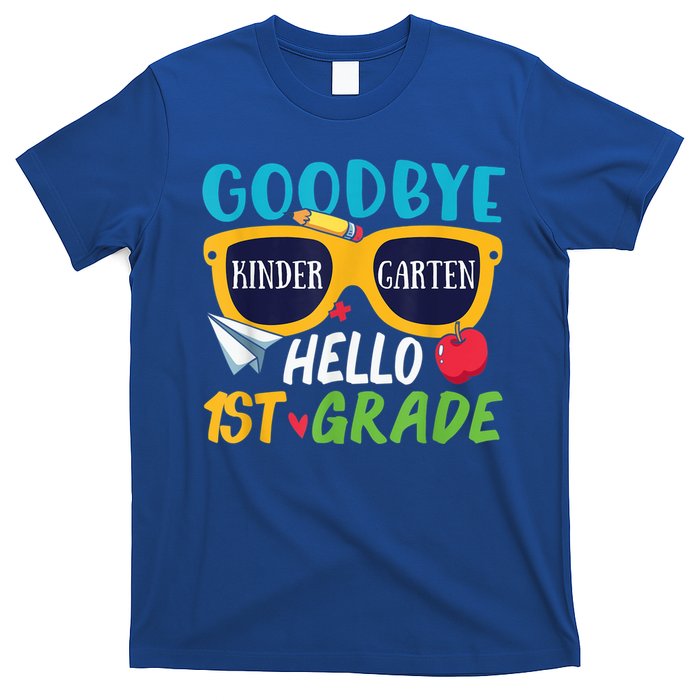 Graduation Shirt Goodbye Kindergarten Hello 1st Grade School T-Shirt