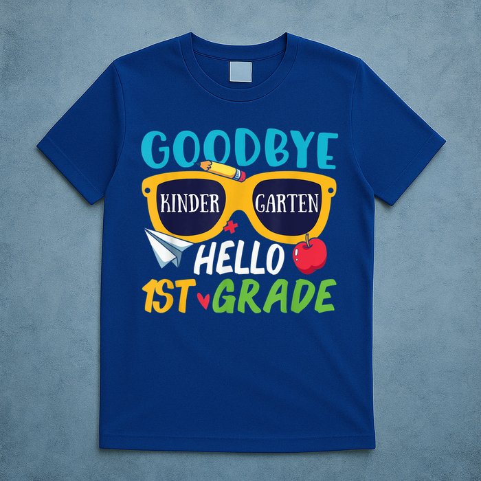 Graduation Shirt Goodbye Kindergarten Hello 1st Grade School T-Shirt