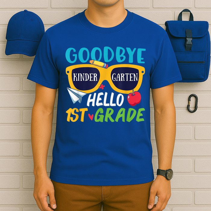 Graduation Shirt Goodbye Kindergarten Hello 1st Grade School T-Shirt