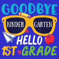 Graduation Shirt Goodbye Kindergarten Hello 1st Grade School T-Shirt