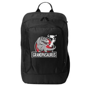 Grandpasaurus Smoking Grandpa Trex Funny City Backpack