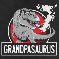 Grandpasaurus Smoking Grandpa Trex Funny Adult Drive Performance Visor