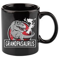 Grandpasaurus Smoking Grandpa Trex Funny 11oz C Handle Ceramic Mug