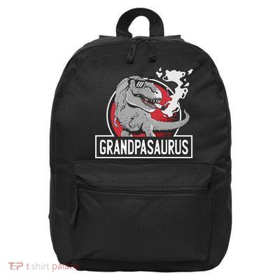 Grandpasaurus Smoking Grandpa Trex Funny 16 in Basic Backpack
