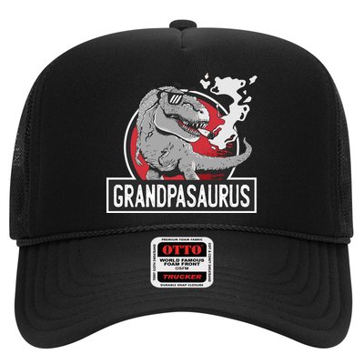 Grandpasaurus Smoking Grandpa Trex Funny Trucker Hat