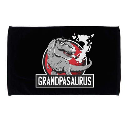 Grandpasaurus Smoking Grandpa Trex Funny Microfiber Hand Towel