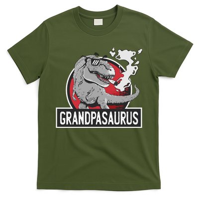 Grandpasaurus Smoking Grandpa Trex Funny T-Shirt