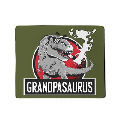 Grandpasaurus Smoking Grandpa Trex Funny Mousepad