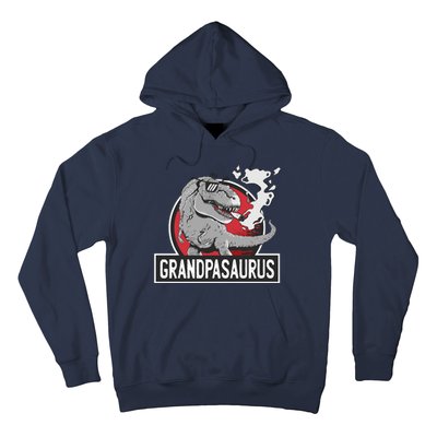 Grandpasaurus Smoking Grandpa Trex Funny Hoodie