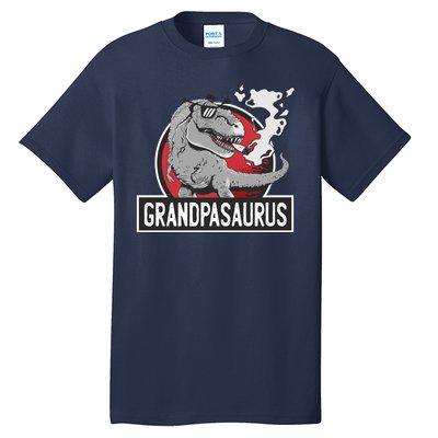 Grandpasaurus Smoking Grandpa Trex Funny Tall T-Shirt