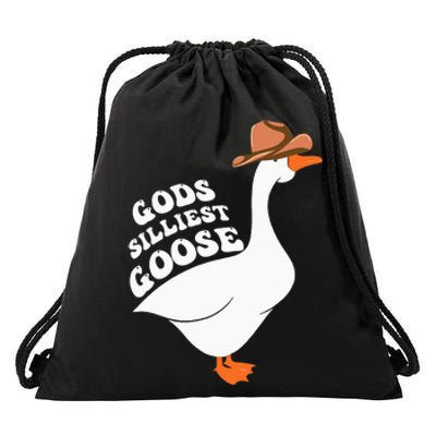 Gods Silliest Goose Drawstring Bag