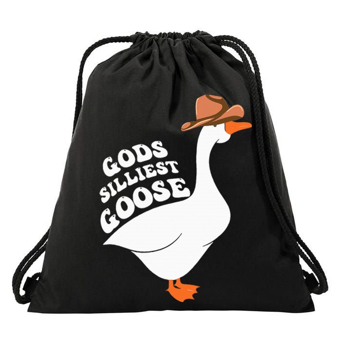 Gods Silliest Goose Drawstring Bag