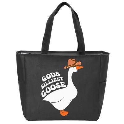 Gods Silliest Goose Zip Tote Bag