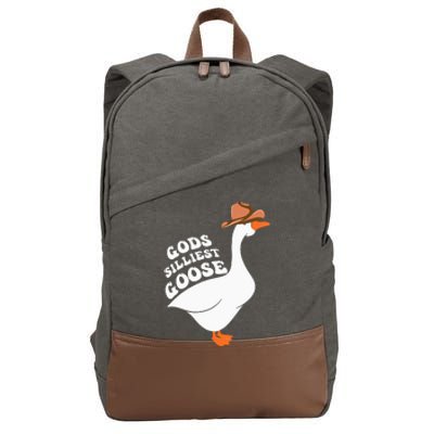 Gods Silliest Goose Cotton Canvas Backpack