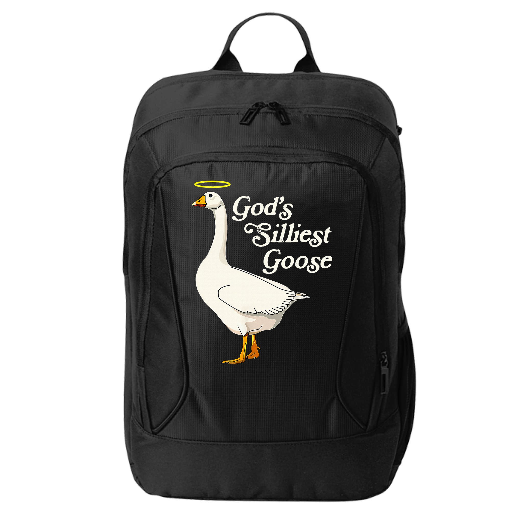 God's Silliest Goose God's Silliest Goose Duck Funny City Backpack