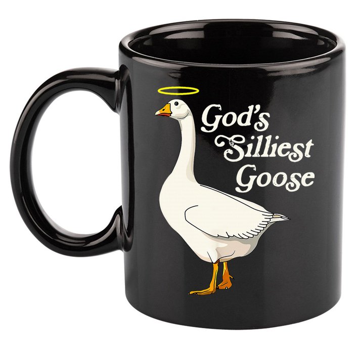 God's Silliest Goose God's Silliest Goose Duck Funny 11oz C Handle Ceramic Mug