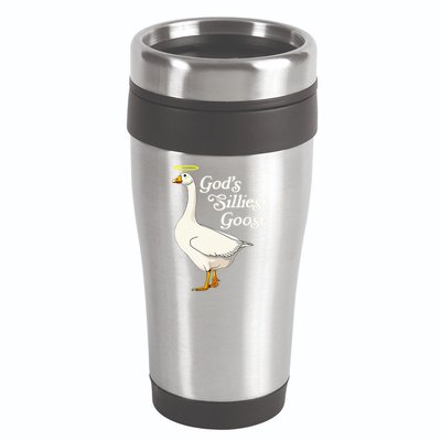 God's Silliest Goose God's Silliest Goose Duck Funny 16oz Travel Tumbler
