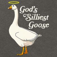 God's Silliest Goose God's Silliest Goose Duck Funny Cotton Canvas Backpack