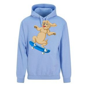 Goldendoodle Skateboarding Unisex Surf Hoodie