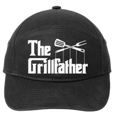 Grilling Smoker & Grill Chef Grillfather Grilled BBQ 7-Panel Snapback Hat