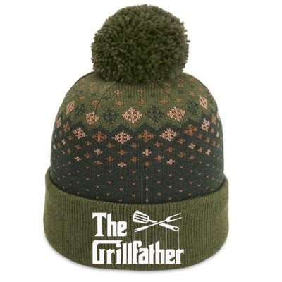 Grilling Smoker & Grill Chef Grillfather Grilled BBQ The Baniff Cuffed Pom Beanie