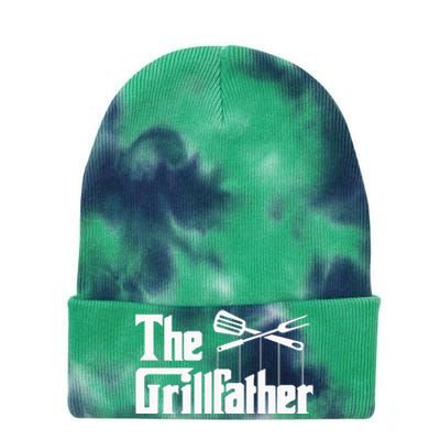 Grilling Smoker & Grill Chef Grillfather Grilled BBQ Tie Dye 12in Knit Beanie