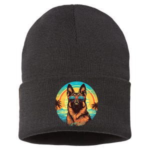 German Shepherd Sustainable Knit Beanie