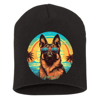 German Shepherd Short Acrylic Beanie