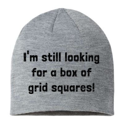 Grid Squares Sustainable Beanie