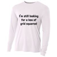 Grid Squares Cooling Performance Long Sleeve Crew