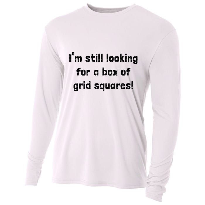 Grid Squares Cooling Performance Long Sleeve Crew