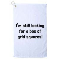 Grid Squares Golf Towel