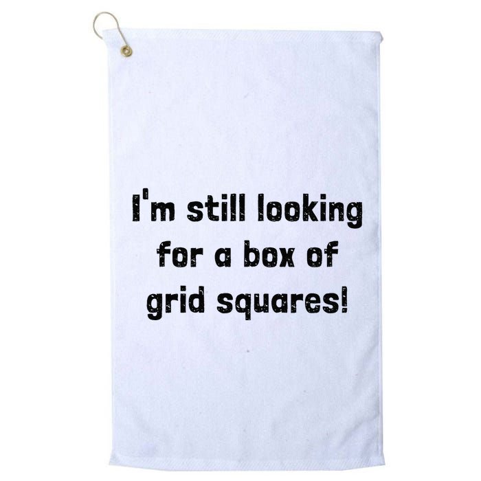 Grid Squares Golf Towel