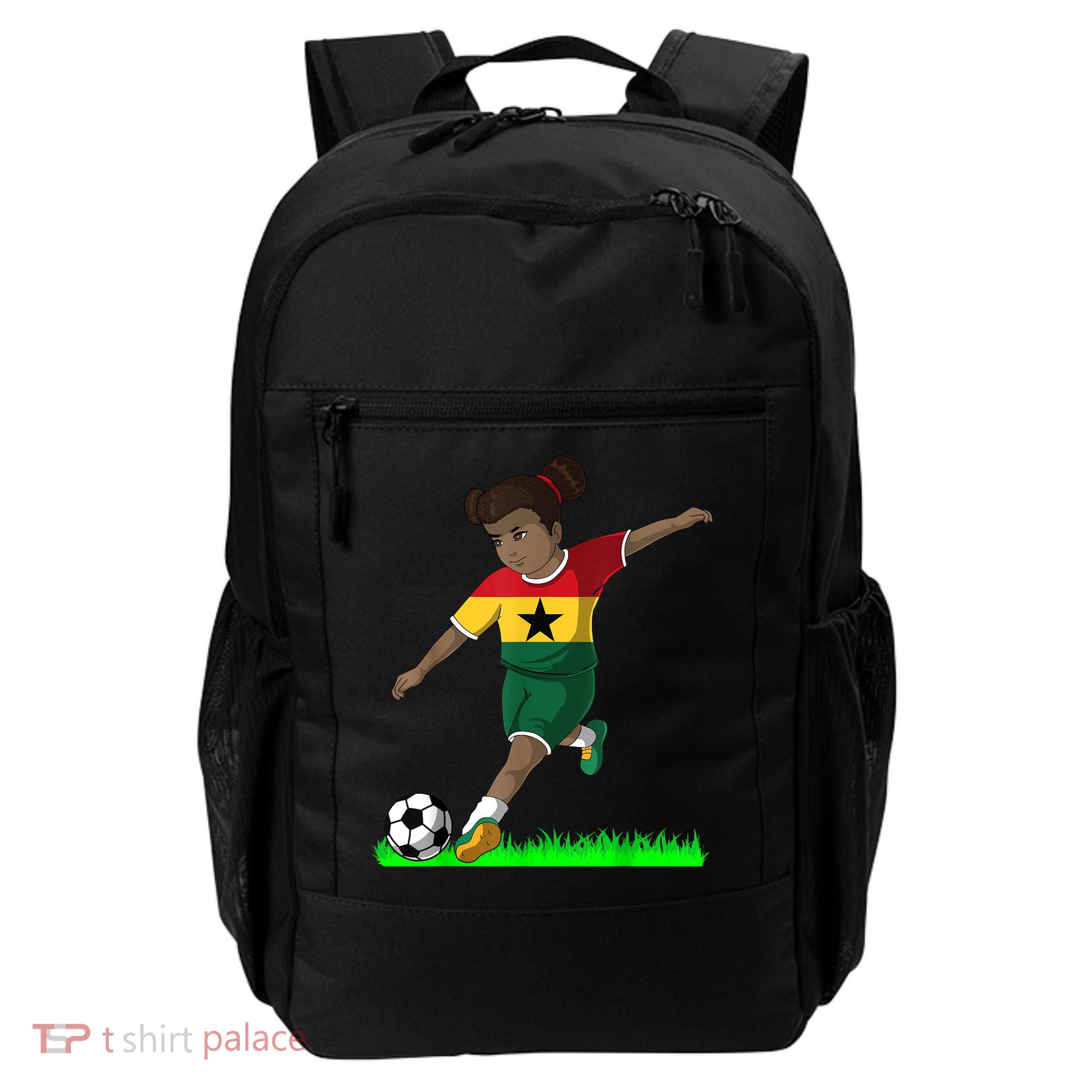 Ghanaian Soccer  Ghana Flag Jersey Football Fans Backpack