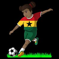 Ghanaian Soccer  Ghana Flag Jersey Football Fans Baby Bodysuit