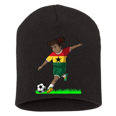 Ghanaian Soccer  Ghana Flag Jersey Football Fans Short Acrylic Beanie