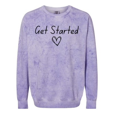 Get Started Colorblast Crewneck Sweatshirt