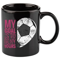 Goalkeeper Soccer Goalie I My Goal Is To Deny Yours Gift 11oz C Handle Ceramic Mug