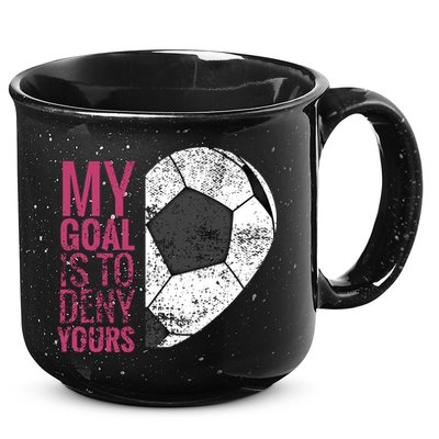 Goalkeeper Soccer Goalie I My Goal Is To Deny Yours Gift 15oz Campfire Ceramic Mug