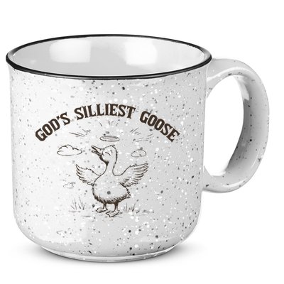 GodS Silliest Goose Funny Goose Sarcastic Vintage 90s 15oz Campfire Ceramic Mug