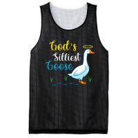 Gods Silliest Goose On The Loose Funny Goose Lover Mesh Reversible Basketball Jersey Tank