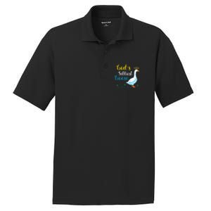 Gods Silliest Goose On The Loose Funny Goose Lover PosiCharge RacerMesh Polo