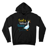 Gods Silliest Goose On The Loose Funny Goose Lover Tall Hoodie