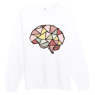 Geobrain Smart Geologists Shine Under Pressure Premium Crewneck Sweatshirt