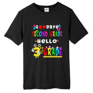 Goodbye Second Grade Hello 3rd Grade Funny Back To School Tall Fusion ChromaSoft Performance T-Shirt